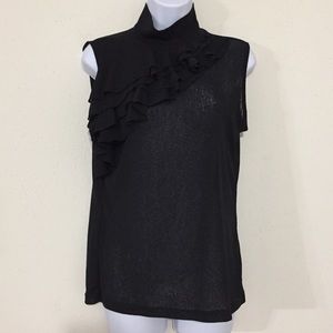 🐾 ROMEO & JULIET COUTURE ASYMMETRICAL RUFFLE TOP